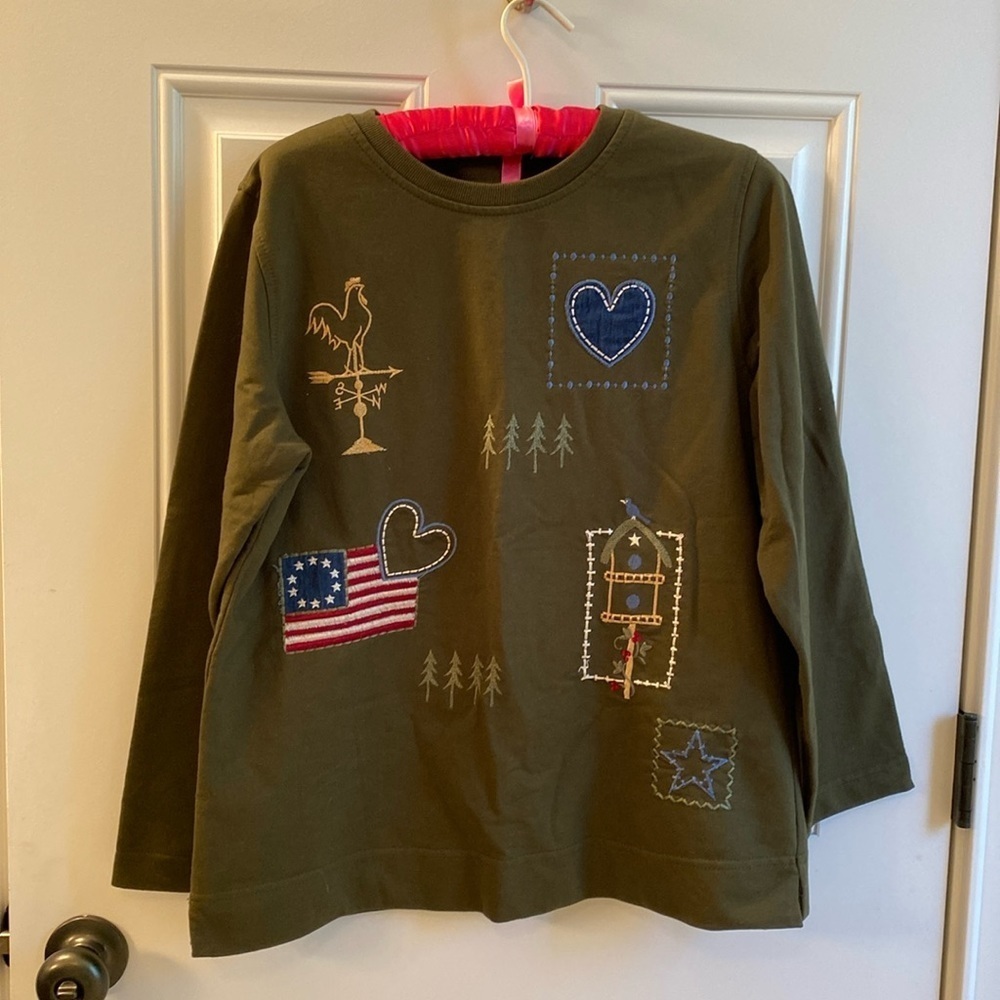 Links Hunter green sweatshirt